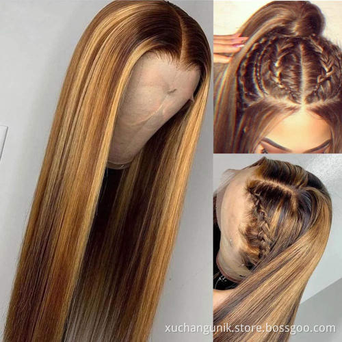 Transparent Hd Lace Frontal Wig,13x6 Lace Front Human Hair Wigs With Baby Hair,Transparent Lace Front Wigs For Black Women